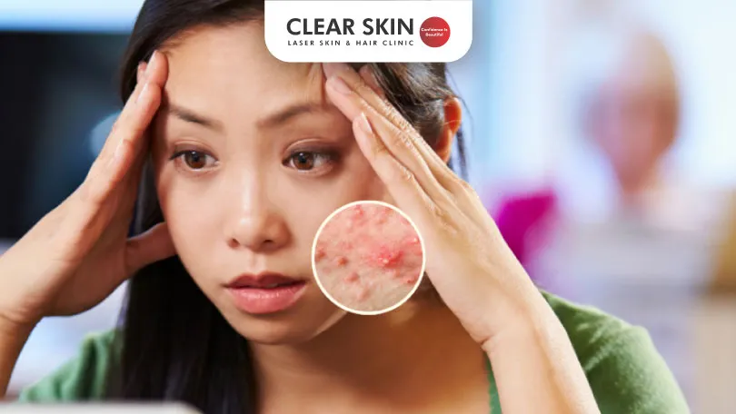 How are acne and stress related?