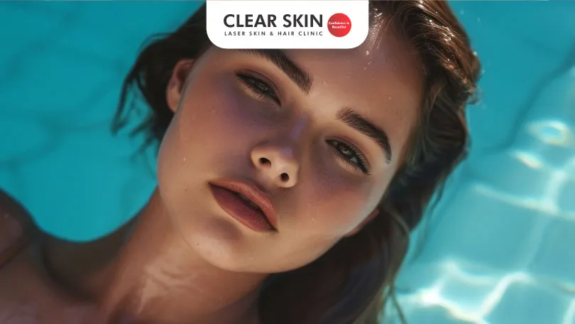 How to remove tanning due to swimming