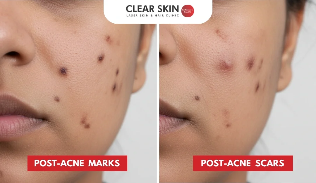 Post-Acne Marks vs Scars – What Pune Patients Should Know