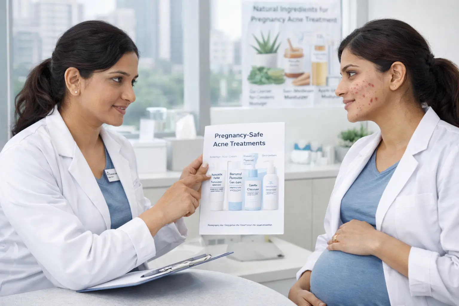 Pregnancy acne dermatologist consultation Clear Skin Clinic Pune Maharashtra