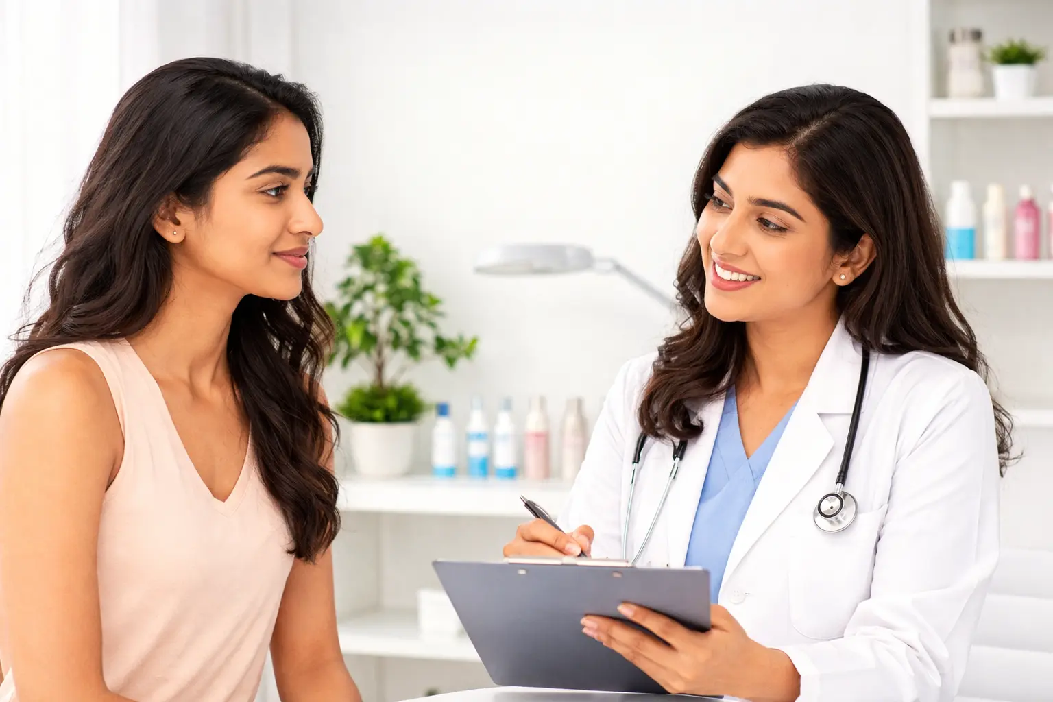Dermatologist consultation for oily skin treatment at Clear Skin Clinic Pune