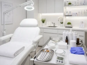 Chemical peel treatment for acne marks at Clear Skin Clinic Pune