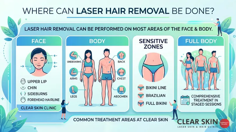 Where Can Laser Hair Removal Be Done?