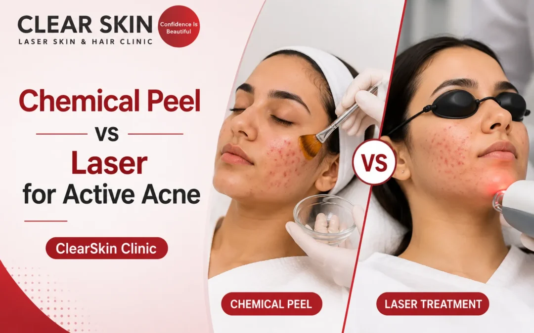 Chemical Peel vs Laser for Active Acne: Which Works Faster on Indian Skin?