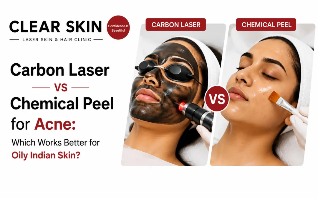 Carbon Laser vs Chemical Peel for Acne: Which Works Better for Oily Indian Skin?