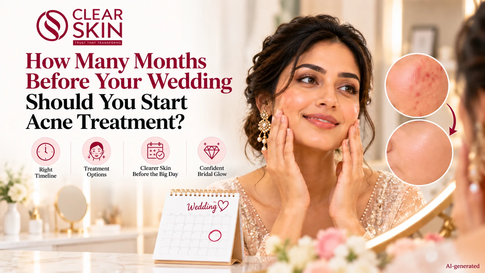 How Many Months Before Your Wedding Should You Start Acne Treatment?